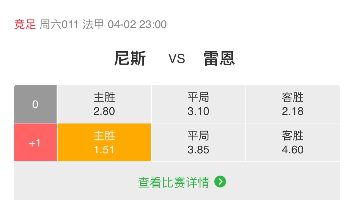 包含尼斯战雷恩，决心夺得胜利迎来新篇章的词条