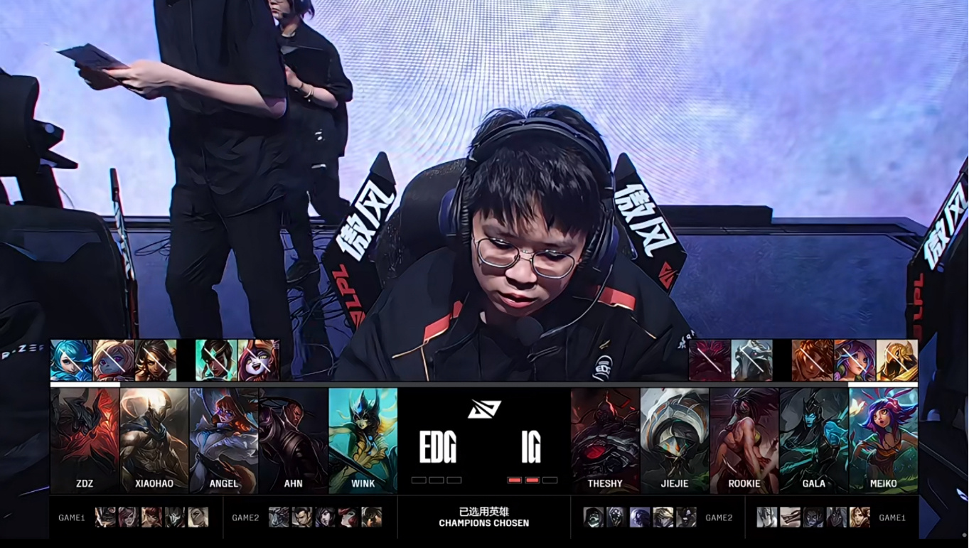 PSG鏖战EDG，ShowMaker线上压制力十足鏖战多局淘汰赛，引爆全场热议